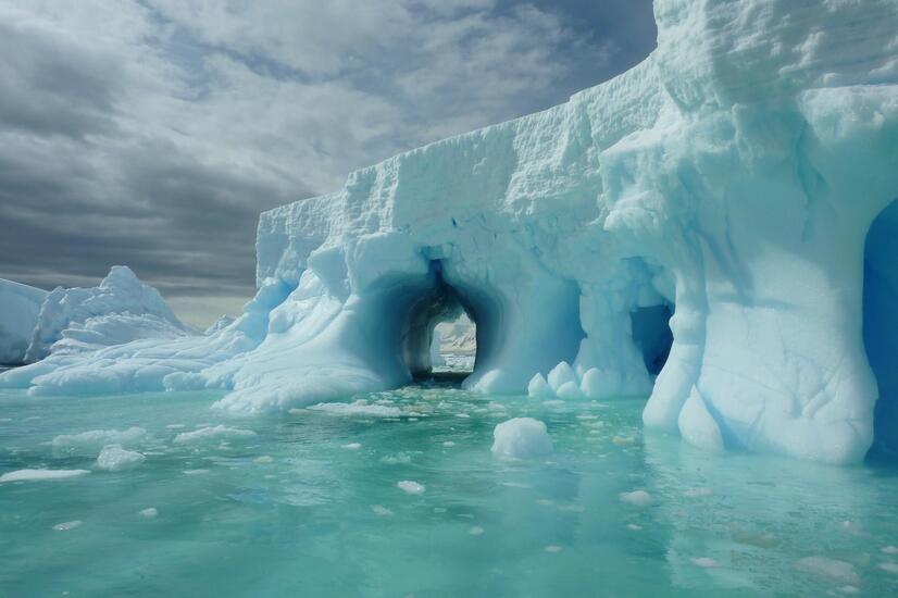 Icebergs are formed by fresh water from glaciers. luxury travel arctic poles glacier icebergs Blue planet travel seas