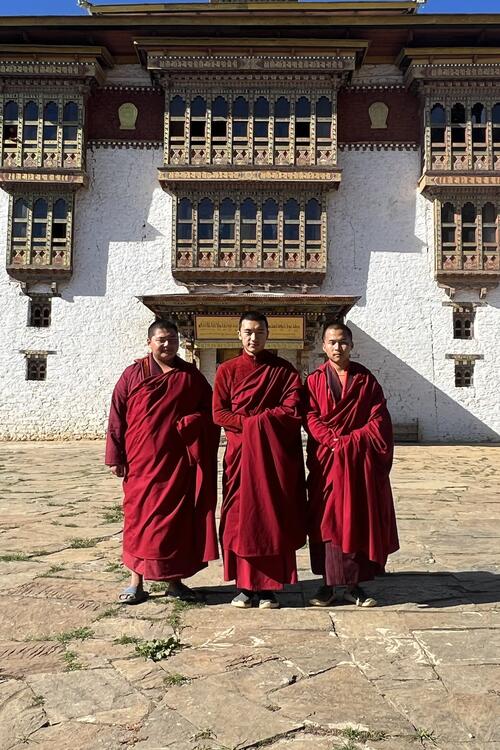 The monks in Bhutan combine spiritual discipline and academic study, preserving ancient traditions while adapting to modernity. Monks in Bhutan