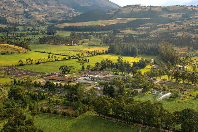 travel luxury nature family Ecuador hacienda Zuleta Hacienda Zuleta Andean Valley