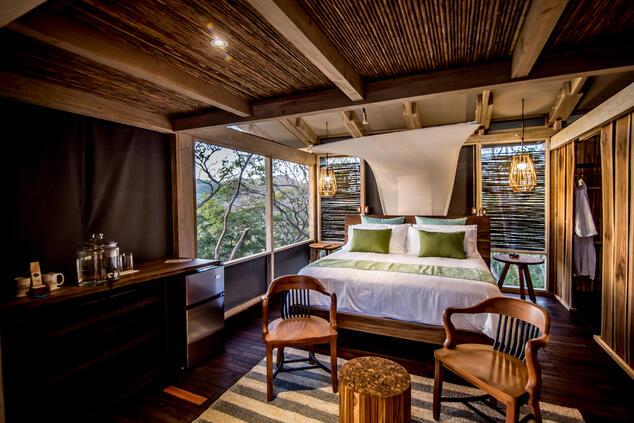 The bungalows are located inside of the jungle. luxury travel sustainable tourism nicaragua Nicaragua Poncon family