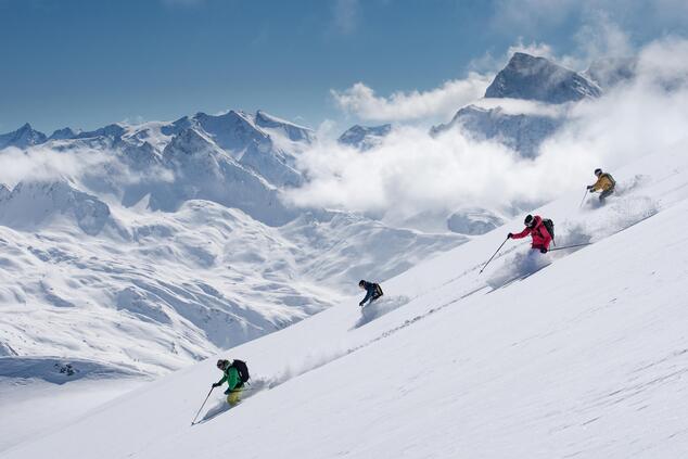 luxury trip private chalet french alps off piste skiing experience