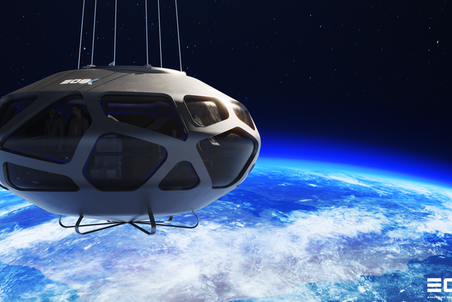 Detail of the capsule of the Spanish company Eos X-Space. Photo: Eos X-Space eos x space tourism