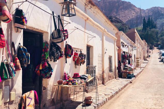 Purmamarca preserves the colonial architecture and the customs and traditions of the people of the quebradeños. Photo: Carlos Galarza. purmamarca argentina jujuy
