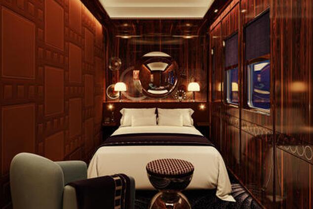 Interiors of the Orient Expres La Dolce Vita
