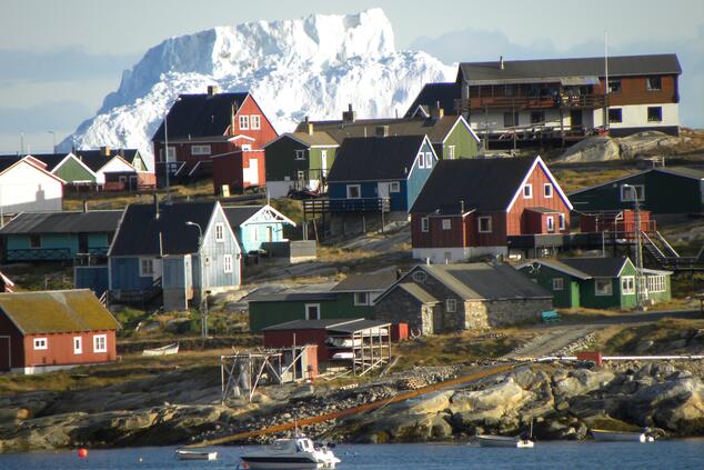 Housing in Qeqertarsuaq. trip to Greenland trip to Greenland HX Hurtigruten