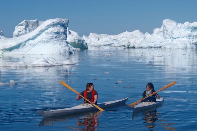 Kayaking is the best way to make short trips.