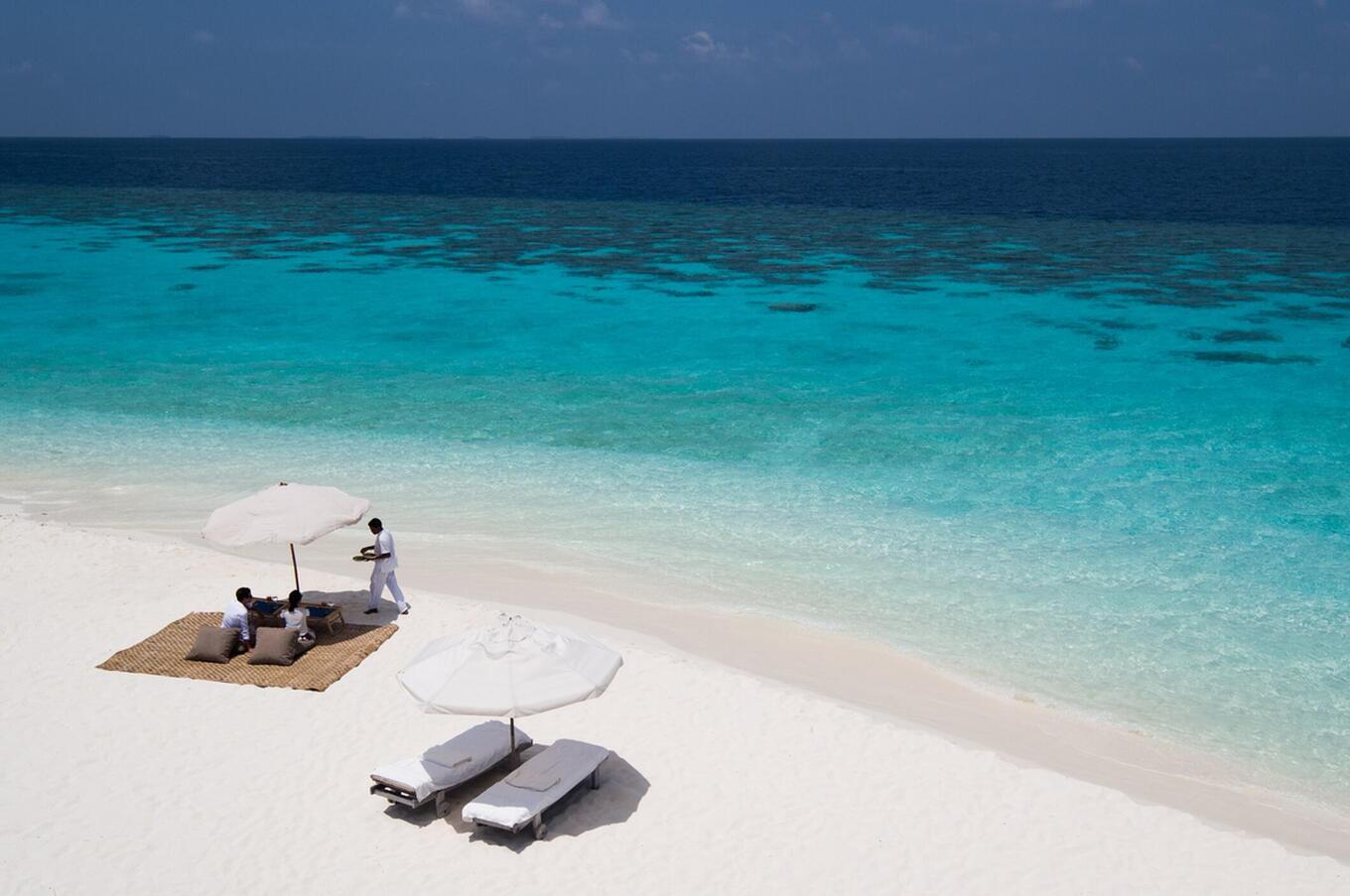 remote luxury travel maldives soneva fushi beach