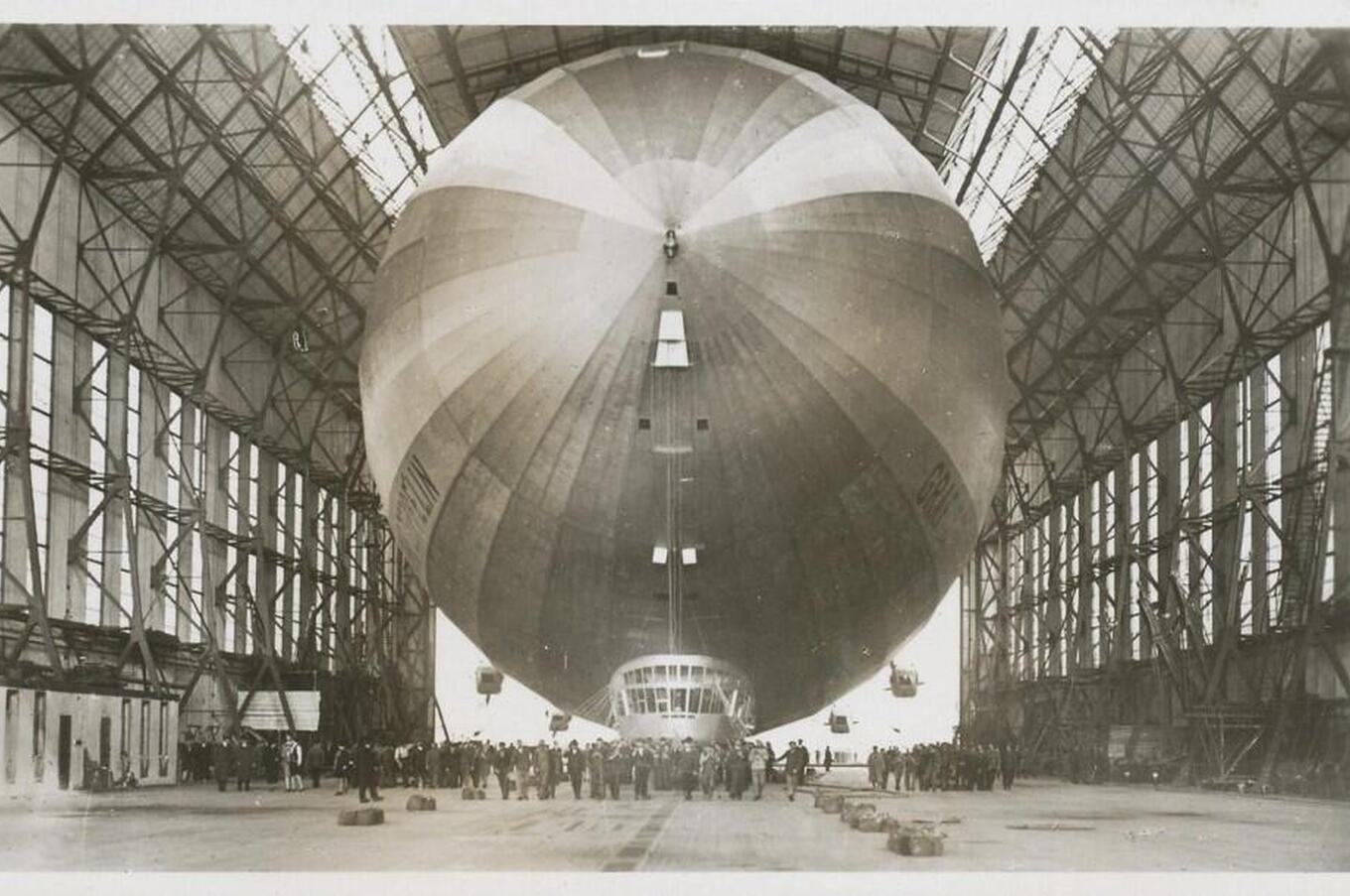 airship travel graf zeppelin hangar