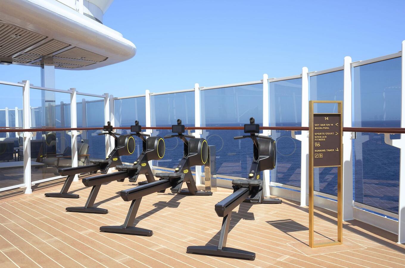 Explore Journeys outdoor fitness center