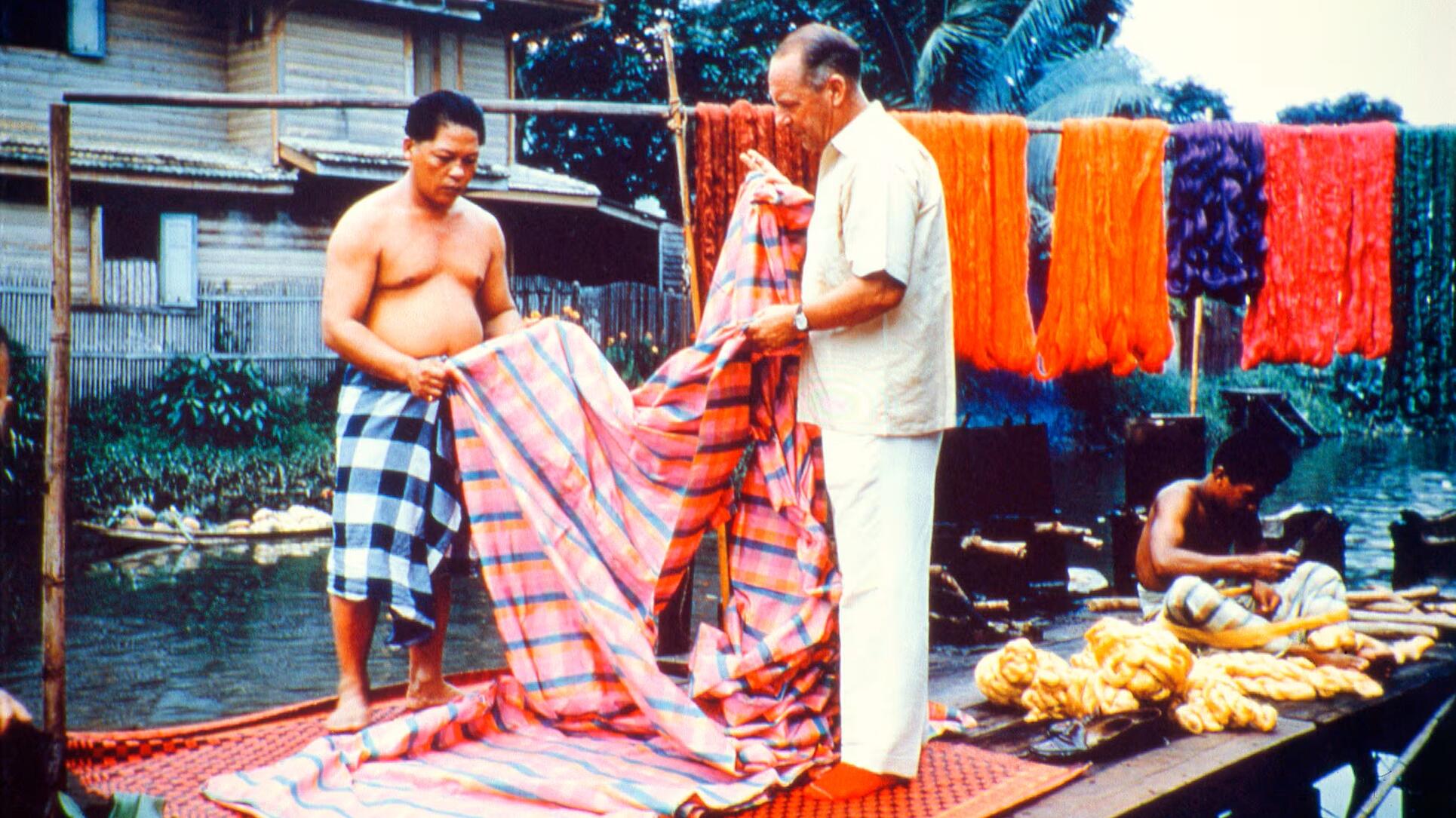 Jim Thompson, the American entrepreneur who revived Thailand's silk industry and vanished without a trace in 1967.