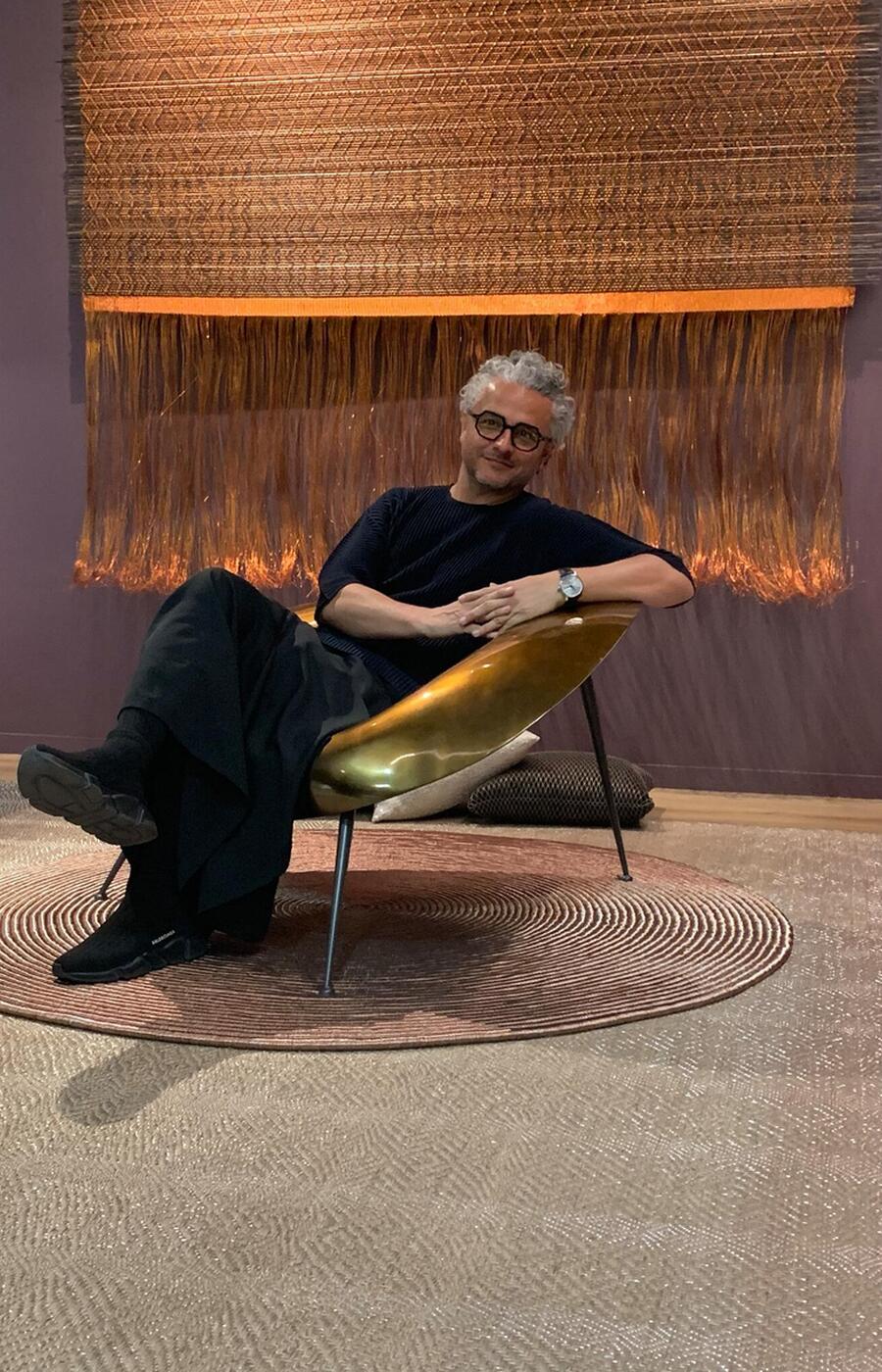 For Lizarazo, textile design is a fun way of doing architecture. jorge lizarazo designer luxury textile Colombia