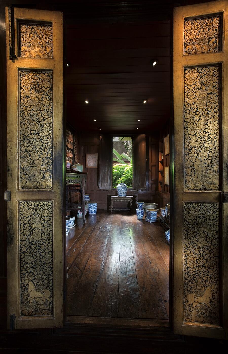 Porcelain room at the Jim Thompson House Museum in Bangkok.